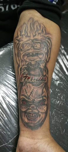 Explore son tattoo ideas, creative tattoo ideas in Muncie, available at Obscura Tattoo shop and Oddity Collective