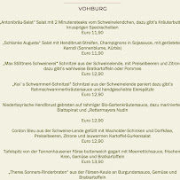 Carte du Gasthaus Stöttnerbräu à Vohburg