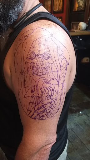 Explore suicide tattoo ideas, creative tattoo ideas in Spring, available at Noble Street Tattoo Parlour