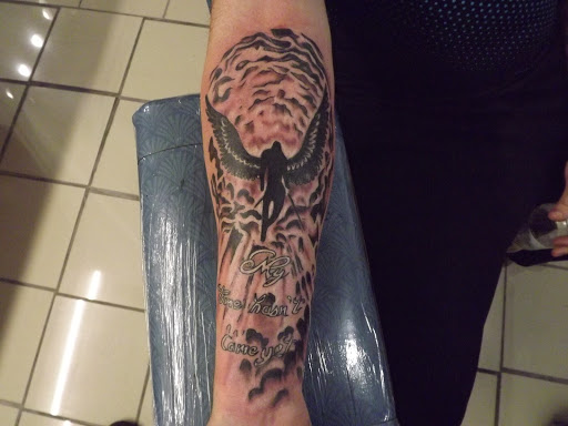 Explore capricorn tattoo ideas male, creative tattoo ideas in Princeton, available at Custom Dreams Tattooing and Body Piercing