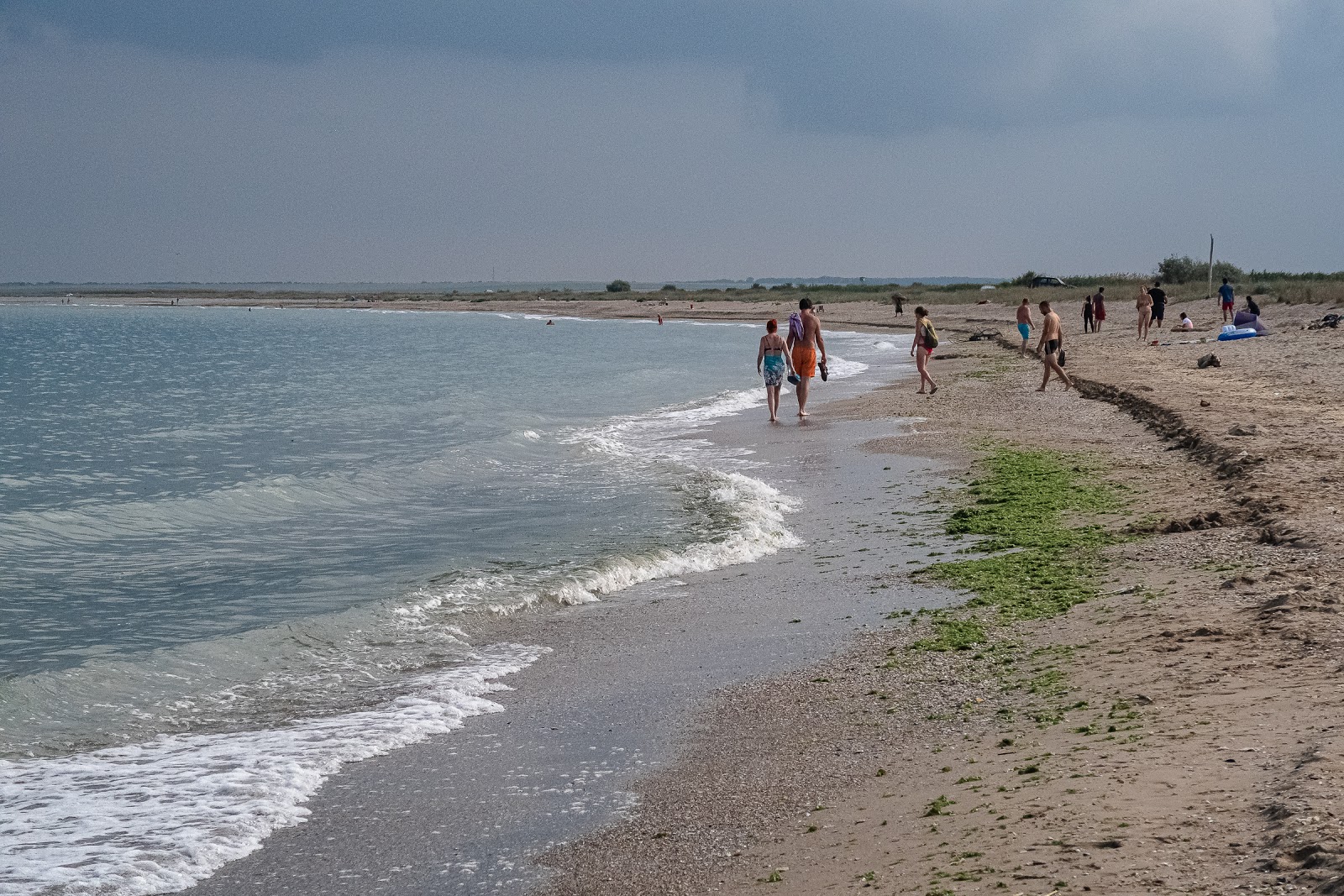 Photo de Durankulak beach entouré de montagnes