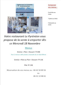 Restaurant Restaurant Le Pyrénéen à Le Barcarès - menu / carte