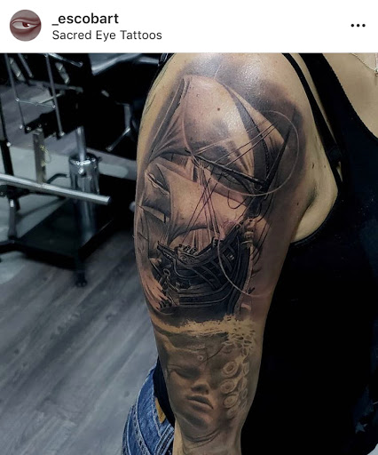 Explore grandkid tattoos ideas, creative tattoo ideas in Hollywood, available at Sacred Eye Tattoos