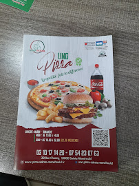 Menu / carte de Pizza Uno à Sainte-Menehould