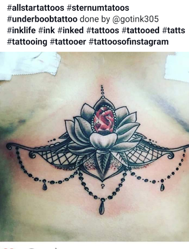 Explore curly hair tattoo ideas, creative tattoo ideas in Hialeah, available at Allstar Tattoo & Body piercing