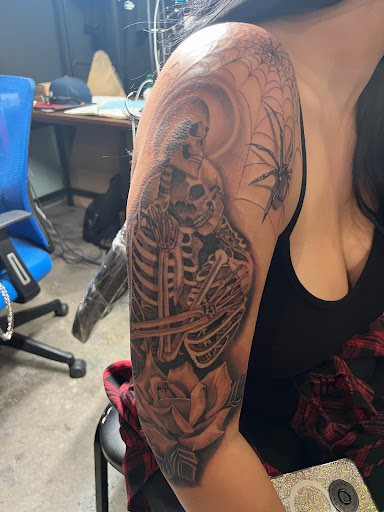 Explore butterfly vine tattoo ideas, creative tattoo ideas in Murrieta, available at Envision tattoo murrieta