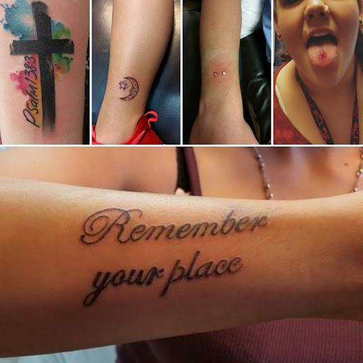 Explore ankle tattoo ideas for women, creative tattoo ideas in Elko, available at Tom Custom Tattoos and Body Piercing Studio