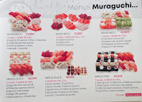 Menu du Sushi Muraguchi à Paris