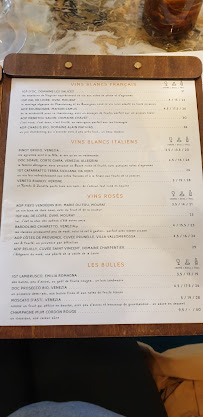 NONNA à Les Sables-d'Olonne menu