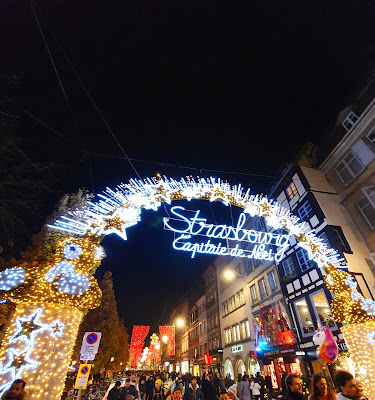 Porte d'entrée de la Capitale de Noël à Strasbourg