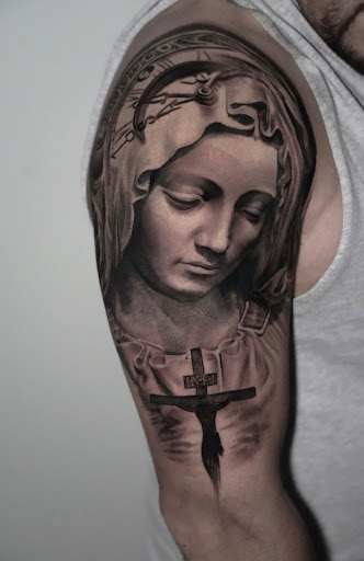 Explore caregiver tattoo ideas, creative tattoo ideas in Chicago, available at Chicago Realism Tattoos