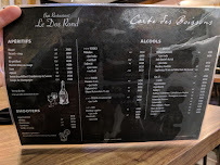 Menu / carte de Le Dos Rond à La Plagne-Tarentaise