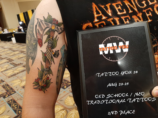 Explore bart and lisa tattoo ideas, creative tattoo ideas in Lakeview, available at Backwoods Tattoo Studio