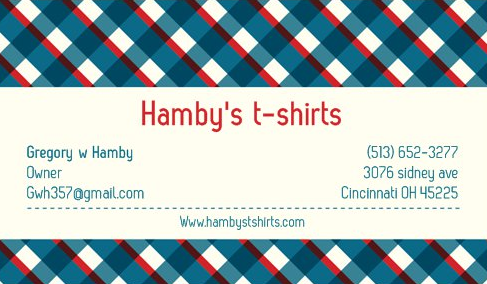 Hamby's t-shirts