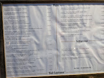 Carte du Ristorante - Pizzeria Dal Capitano à Lacona