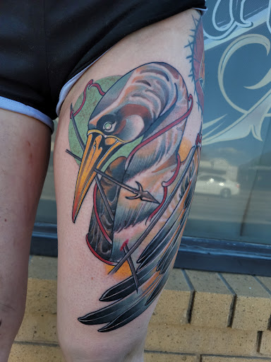 Explore fishing tattoo ideas for females, creative tattoo ideas in Orem, available at Hearts and Hands Tattoo and Piercing