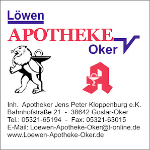 Löwen Apotheke Oker Bahnhofstraße 21, 38642 Goslar, Deutschland