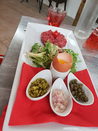 Steak tartare du Restaurant Le Resto du Paty / Les Maisons du Paty (Gîtes) à Arles - n°4