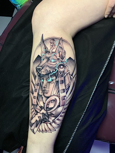 Explore life and death tattoo ideas, creative tattoo ideas in Dalton, available at Rail Side Tattoo Co. (no piercings)