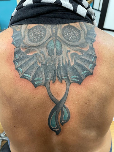 Explore bison tattoo ideas, creative tattoo ideas in Maumelle, available at Lucky Bella Tattoos