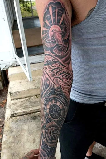 Explore family memorial tattoo ideas, creative tattoo ideas in Ocala, available at Beauty in a Canvas Tattoo and Art Gallery