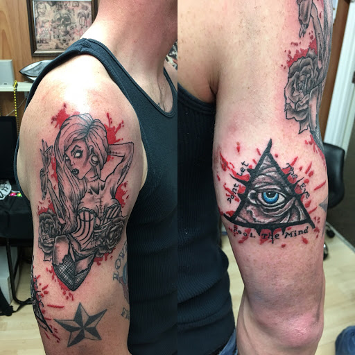 Explore shaded tattoo ideas, creative tattoo ideas in Anniston, available at Infinity Ink