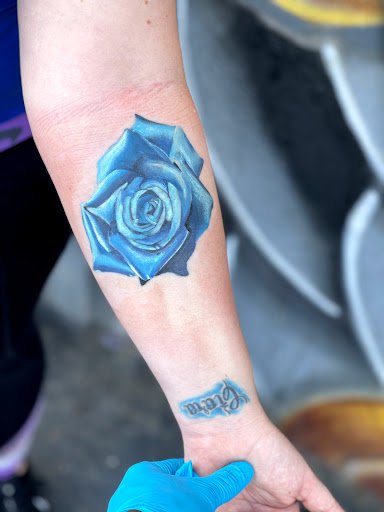 Explore half sleeve ocean tattoo ideas, creative tattoo ideas in Goose Creek, available at Red Kirin Tattoo