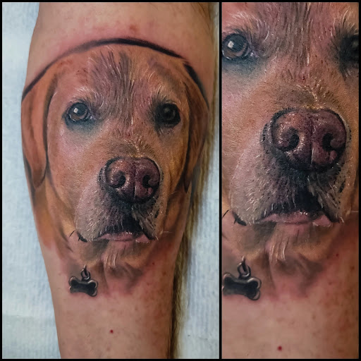 Explore dripping tattoo ideas, creative tattoo ideas in Brunswick, available at Black Element Tattoo