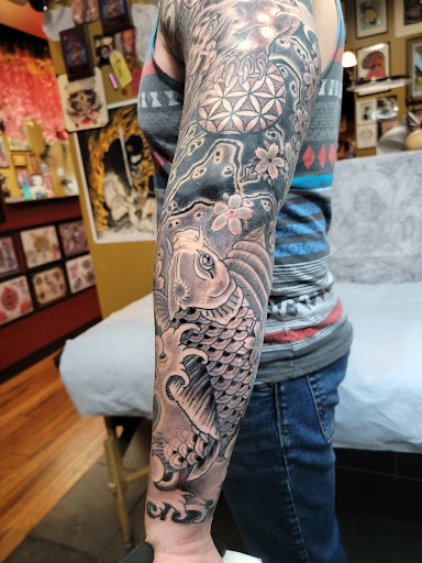 Explore mother step daughter tattoo ideas, creative tattoo ideas in Charleston, available at Broken Lantern Tattoo