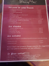 Restaurant Le Bar à Becq'ter à Roncq carte
