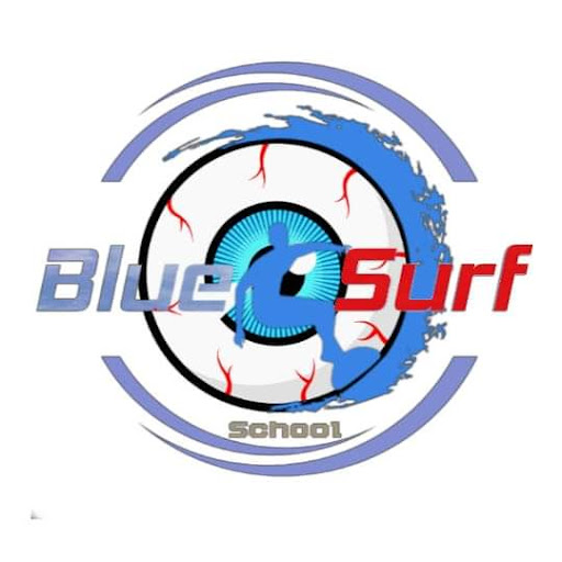 Blue surf school