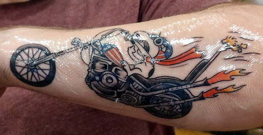 Explore werewolf tattoo ideas, creative tattoo ideas in Charles Town, available at Blue Heron Tattoo
