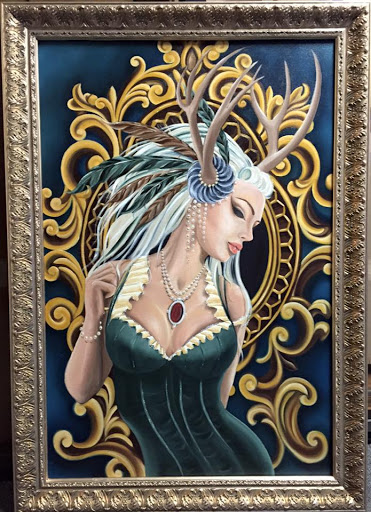 Explore japanese geisha tattoo ideas, creative tattoo ideas in Peoria, available at Iron Key Tattoo Studio Inc.