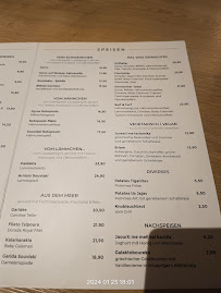 Menu / carte de Nur Einmal Leben à Munich