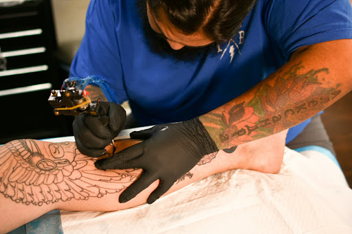 Explore lab tattoo ideas, creative tattoo ideas in San Diego, available at Remington Tattoo Parlor