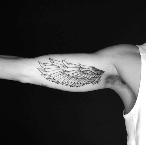 Explore chest cover up tattoo ideas, creative tattoo ideas in Charlotte, available at Canvas Tattoo & Art Gallery