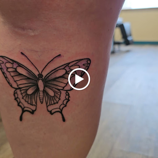 Explore head tattoo ideas for men, creative tattoo ideas in Traverse City, available at Pinups & Needles