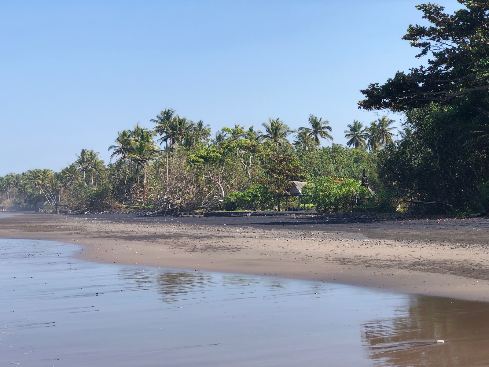 Foto av Pekutatan Beach med lång rak strand