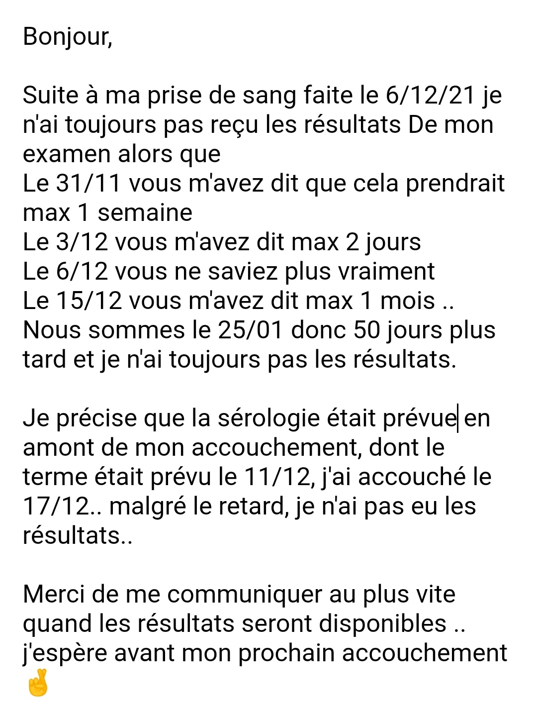 Photo n° 1 de l'avis de Sarah.u fait le 09/12/2021 à 10:28