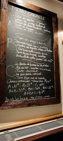 Restaurant français Café Brunet à Annecy - menu / carte