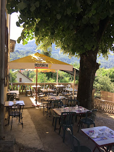 Café des Voyageurs - Bistrot Jardin 21 Av. du Vercors, 38450 Le Gua, France