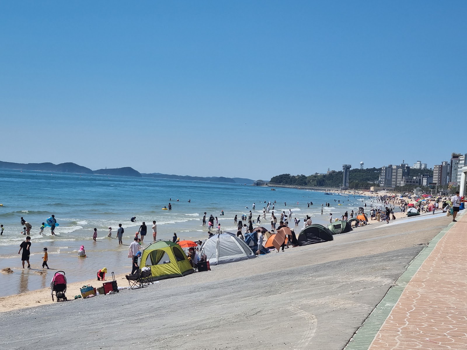 Fotografie cu Plaja Daecheon - locul popular printre cunoscătorii de relaxare