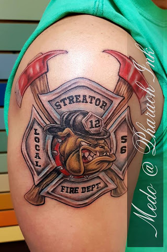 Explore ironworker tattoo ideas, creative tattoo ideas in Streator, available at Ink Beetle Tattoo
