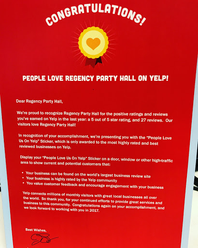 Banquet Hall «Regency Party Hall», reviews and photos, 110-54 Springfield Blvd, Queens Village, NY 11429, USA