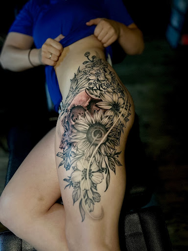 Explore shin tattoo ideas, creative tattoo ideas in Grants Pass, available at Irish Ink Tattoo Studio