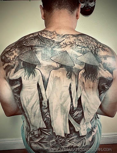 Explore polyamory tattoo ideas, creative tattoo ideas in Garden Grove, available at Anna Hang Tattoo