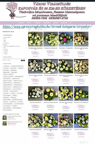 Városi Virágküldés Nagyatád- Virágküldő Webáruház - Kaposvár