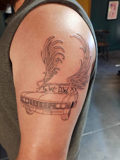 Explore club america tattoo ideas, creative tattoo ideas in Fort Dodge, available at Cryptic Crow Tattoo Shop