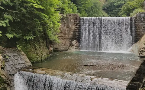 Akaishi mountain stream Anmon Falls Prefectural Natural Park image