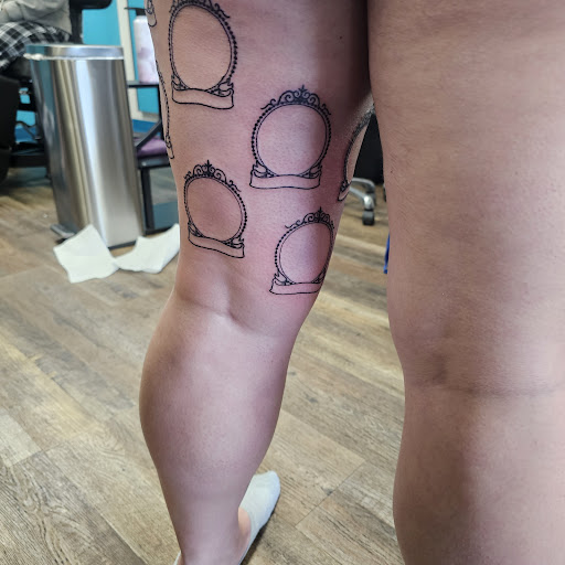 Explore women's tattoo ideas, creative tattoo ideas in Traverse City, available at Pinups & Needles